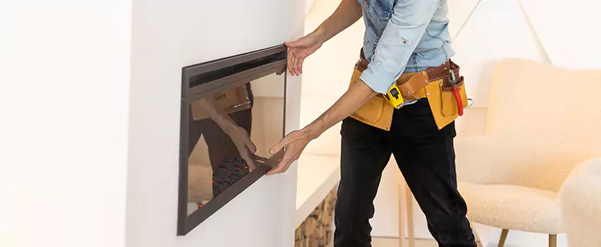 Metal Fireplace Installation in Leesburg, Virginia