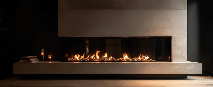 Gas Fireplace Ember Bed Design Services in Leesburg, Virginia