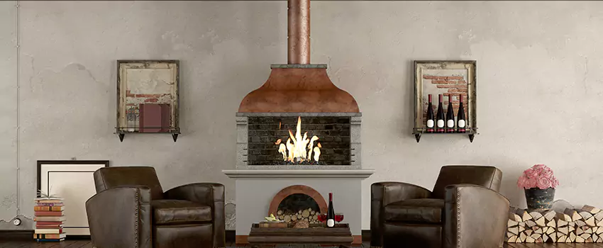 Thelin Hearth Products Providence Pellet Insert Fireplace Installation in Leesburg, VA