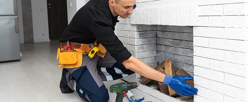 Fireplace Damaged Damper Frame Repair Services in Leesburg, Virginia